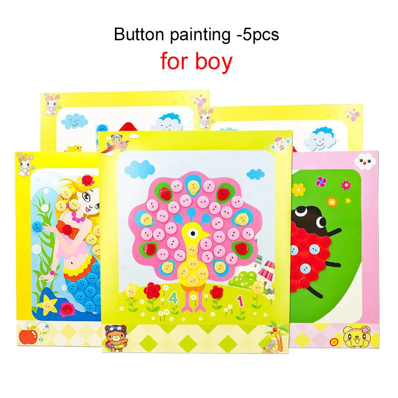 Kids DIY Sticker Craft Toy