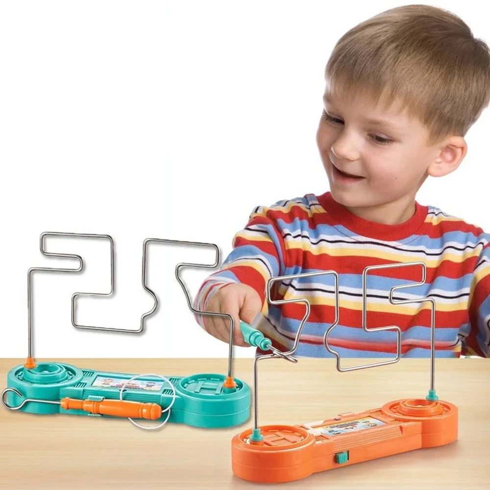Kids Collision Electric Shock Toy Education Electric Touch Maze Game Party Funny