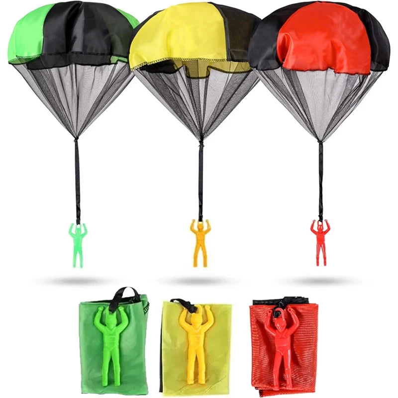 Parachute Toys for Kids Tangle Free Outdoor Flying Parachute Men