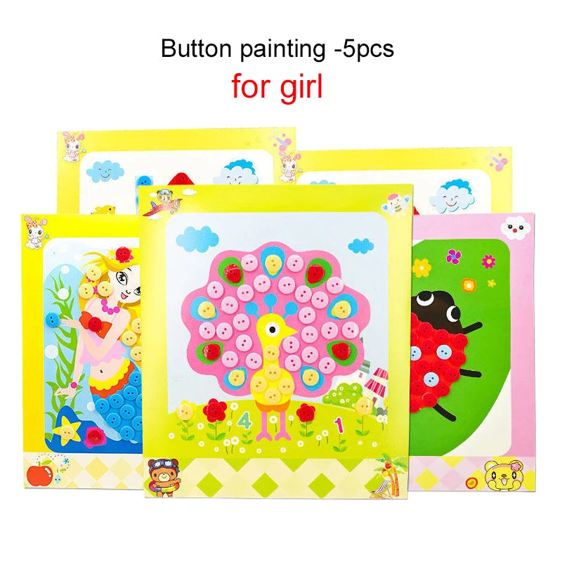 Kids DIY Sticker Craft Toy