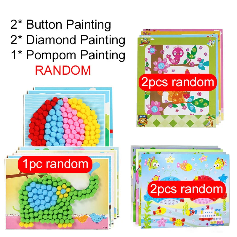 Kids DIY Sticker Craft Toy
