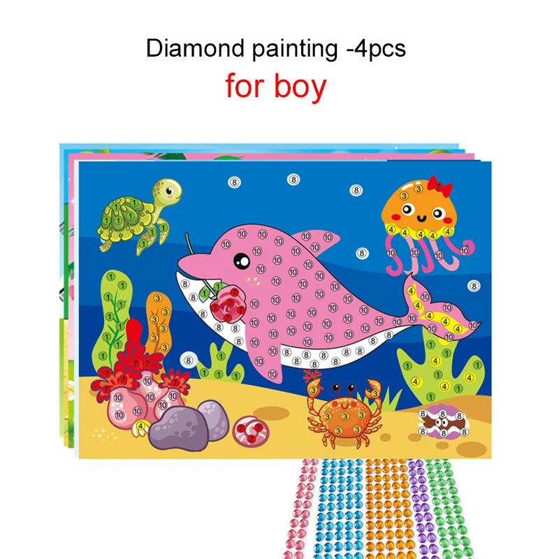 Kids DIY Sticker Craft Toy