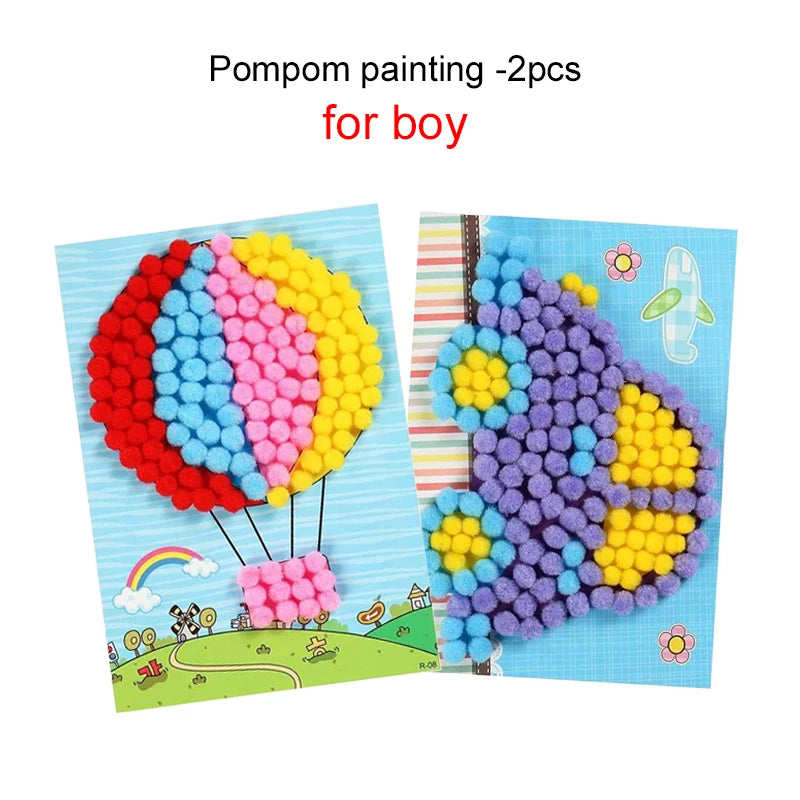Kids DIY Sticker Craft Toy