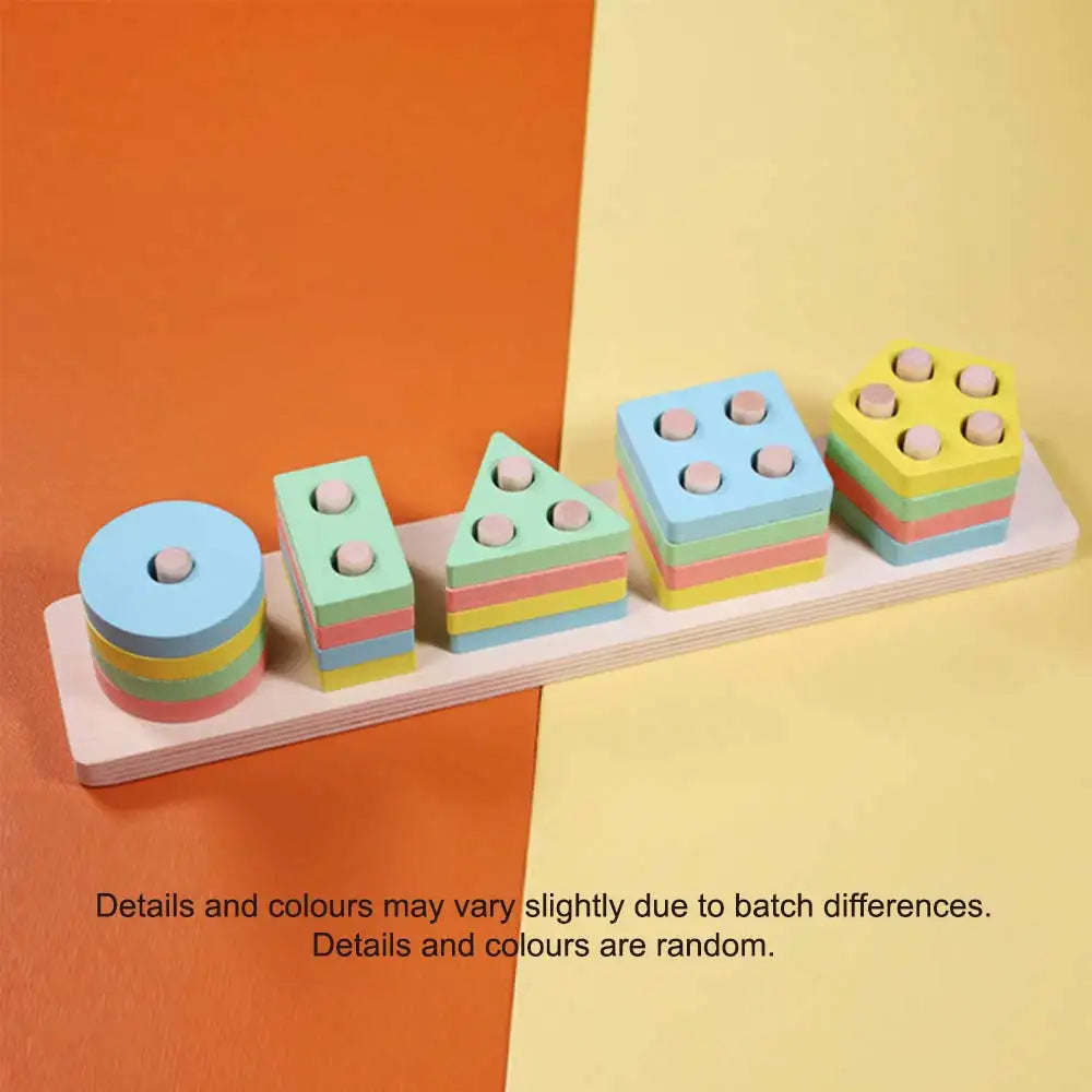 Montessori Wooden Shape Sorter Toy